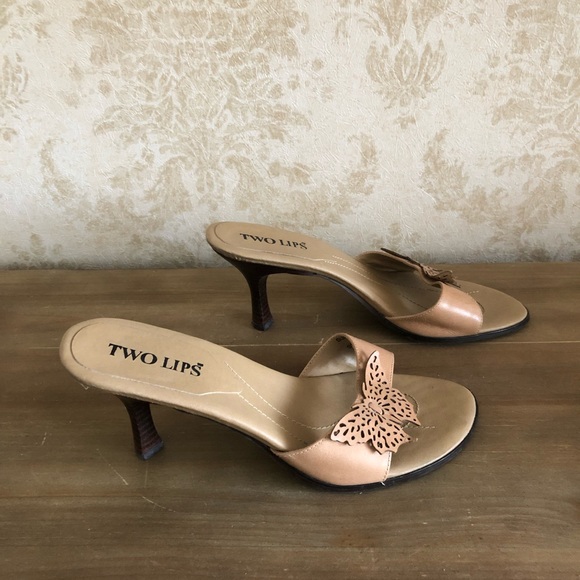 Two lips leather sandals - Picture 4 of 6